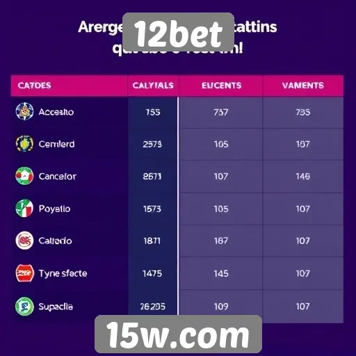 Comparativo entre 12bet e concorrentes do mercado